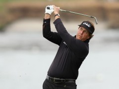 Phil Fires at Pebble Beach